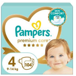 Pampers Premium Care Pieluszki rozmiar 4, 104 sztuk