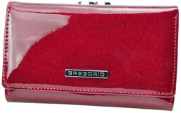 Portfel Damski Skórzany GREGORIO 14 cm Klamra