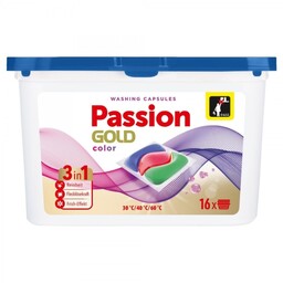 PASSION GOLD Kapsułki do prania 16 szt. 3w1