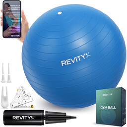 Revity Gym Ball, piłka do ćwiczeń, PVC, antypoślizgowa,