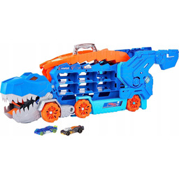Hot Wheels T-rex Transporter Tory Wyścigowe 2w1 HNG50