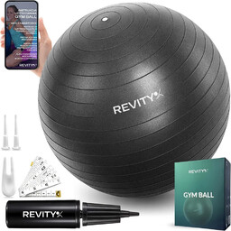 Revity Gym Ball, piłka do ćwiczeń, PVC, antypoślizgowa,