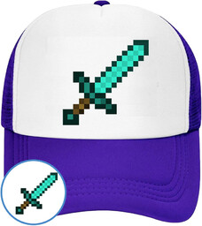CZAPKA Z DASZKIEM MINECRAFT DLA DZIECI NA LATO