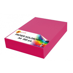 Papier kolorowy A4 80g różowy intensywny 4820-100 4820-500,