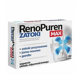 RENOPUREN Zatoki Max - 60 tabletek
