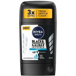 Men Black&White Invisible Fresh antyperspirant w sztyfcie 50ml