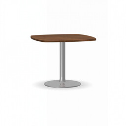 Stolik konferencyjny ZEUS II, 66x66 cm, chromowana podstawa,