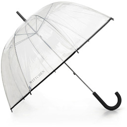 Parasol transparentny czarny
