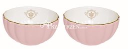 ZESTAW: 2 PORCELANOWE MISKI W PUDEŁKU Royale PIN
