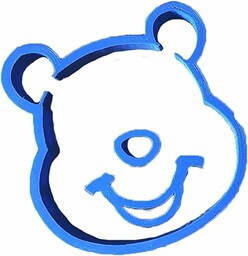 cuticuter Winnie the Pooh krajalnica do masy cukrowej,