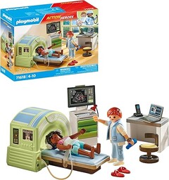 PLAYMOBIL Action Heroes 71618 Pacjent podczas rezonansu magnetycznego,