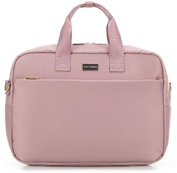Torba na laptopa 15 z nylonu różowa