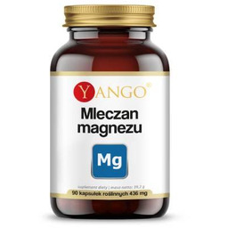 Yango Mleczan magnezu 436 mg, 90 kaps.