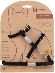 AMIPLAY Szelki plus smycz dla kota S Samba