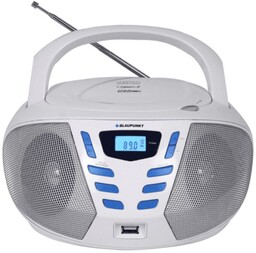 Blaupunkt, radioodtwarzacz BB7WH FM/CD/MP3/USB/AUX, biały