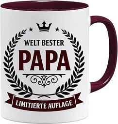 Welt Bester Papa filiżanka z napisem "Papa Vertertag