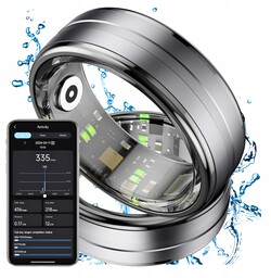 Smart ring inteligentny pierścień obrączka Hr tętno kroki