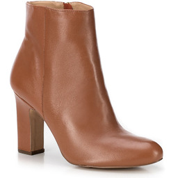 Botki skórzane na słupku klasyczne