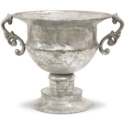 Donica osłonka doniczka wazon metalowy szary 21x27,5x22,5 109146
