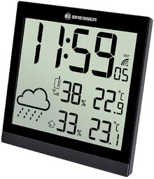 Stacja meteorologiczna Bresser TemeoTrend JC LCD RC (zegar
