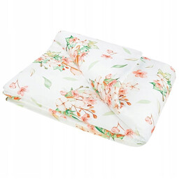 Kołderka bambusowa 75x100 cm Flowers Bocioland