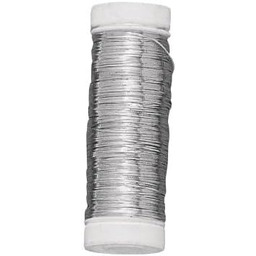 Rayher 2425800 srebrny drut z rdzeniem miedzianym, średnica