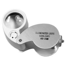 Lupa podświetlana składana 40 dioptrii 23mm