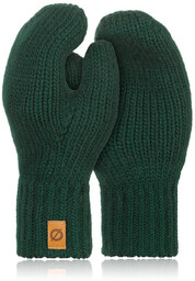 Rękawiczki damskie zimowe Brdrene r02 butelkowa zieleń 9935
