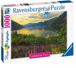 Puzzle 1000 Skandynawski krajobraz 2 - Ravensburger
