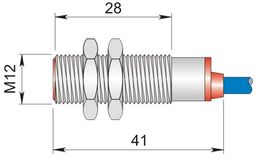 Czujnik indukcyjny 12 mm SI12-N2