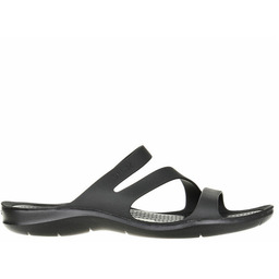 Crocs, Klapki damskie, czarny, rozmiar 36/37