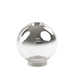 Eurofirany Świecznik dekoracyjny 10x10 Zoja srebrny