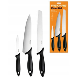 Fiskars Zestaw Komplet 3 Noży Szefa Kuchni Ostre