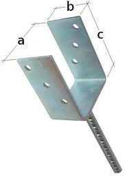 Łącznik belki do betonu ŁB-4 100mm x 60mm