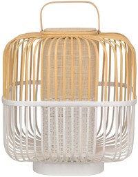 Forestier Bamboo Square M lampa stołowa biała