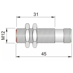 Czujnik indukcyjny 12 mm SI12-N2 H
