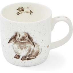 KUBEK PORCELANOWY Royal Worcester''s Wrendale Designs - Króliczka