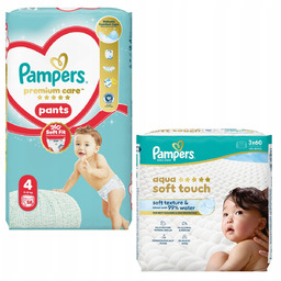 Pampers Premium Care Pants rozmiar 4 58szt Aqua