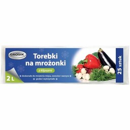 GROSIK Torebki na mrożonki 2L (25 sztuk)