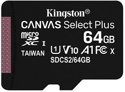 Kingston karta pamięci Canvas Select Plus, 64GB, micro