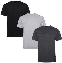T-shirt Męski 3-PAK Koszulki Duże Rozmiary KAM