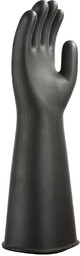 PORTWEST A802 CIĘŻKA RĘKAWICA LATEKSOWA; CZARNY