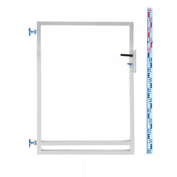 Furtka 130cm ocynk Ramka ocynkowana ogrodzeniowa 133cm