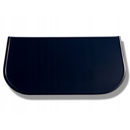 blacha przed kominek stal czarny-mat 80x50cm A