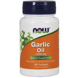 Suplement diety, NOW FOODS Garlic Oil Olej
