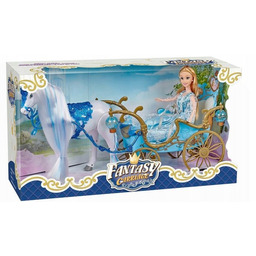 Karoca z koniem i lalka na bater