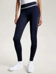 Tommy Hilfiger Equestrian Legginsy damskie TAMPA HIGH WAISTED
