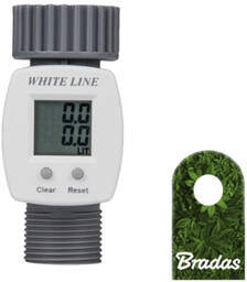 Licznik przepływu wody 3/4" WHITE LINE WL-3110 Bradas