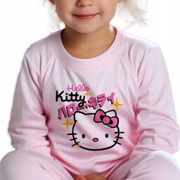 Piżama Różowa HELLO KITTY Na Prezent Święta