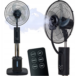 Wentylator Wiatrak Stojący 90W 16" Z Mgiełką Klimator